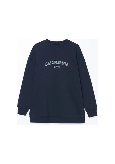 LC Waikiki Lcw Modest Lacivert Bisiklet Yaka Baskılı Oversize Kadın Sweatshili Oversize Kadin Sweatshirt Tunik LC Waikiki Lcw Modest Lacivert Bisiklet Yaka Baskılı Oversize Kadın Sweatshili Oversize Kadin Sweatshirt Tunik
