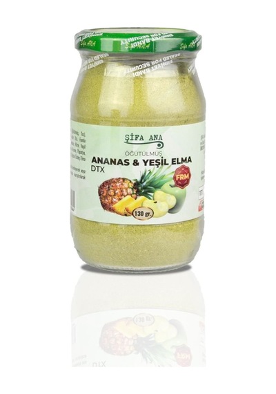 Öğütülmüş Ananas Elma Bitkisel Karışım Toz 130 Gr