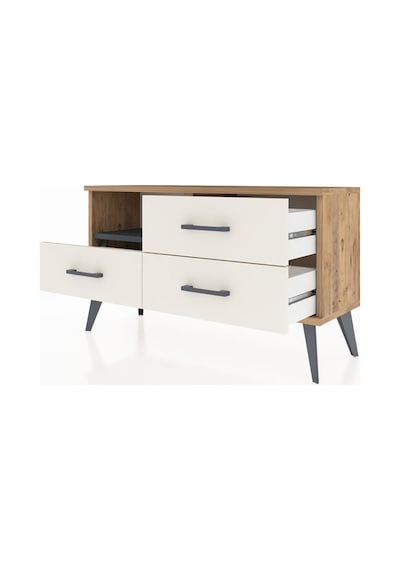 Arges Şifonyer Tek Raflı 3 Çekmeceli 88x30x48 Çam-antrasit/aytaşı Antrasit/aytaşı Arges Şifonyer Tek Raflı 3 Çekmeceli 88x30x48 Çam-antrasit/aytaşı Antrasit/aytaşı
