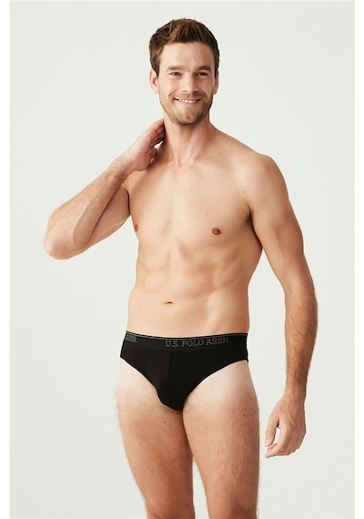 U.S. Polo Assn. U.S Polo Assn. 83057 Erkek 3 Lü Boxer-Siyah - 2Xl