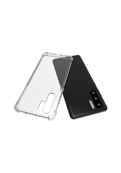 Kilifone - Huawei P30 Pro Uyumlu Kılıf Şeffaf Koruyucu Nitro Anti Shock Silikon - Renksiz - T7688