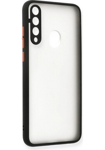 Newface - 834 - Huawei Y6p Kılıf Montreal Silikon Kapak - Csmo-tex - - Siyah