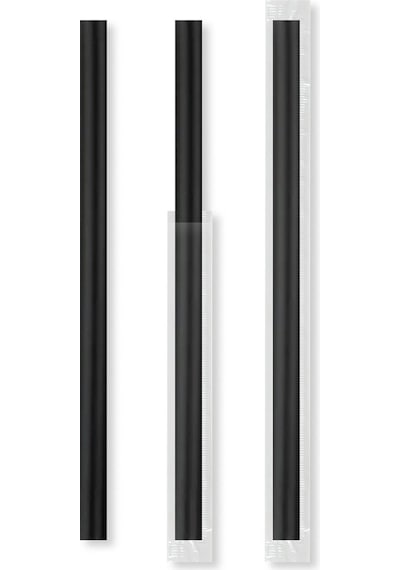 Plastik Jelatinli Frozen Pipet Siyah 100'lü