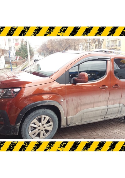 Peugeot Rifter Mügen Cam Rüzgarlığı 2019 Sonrası Ön Iki Camlar N11.24036