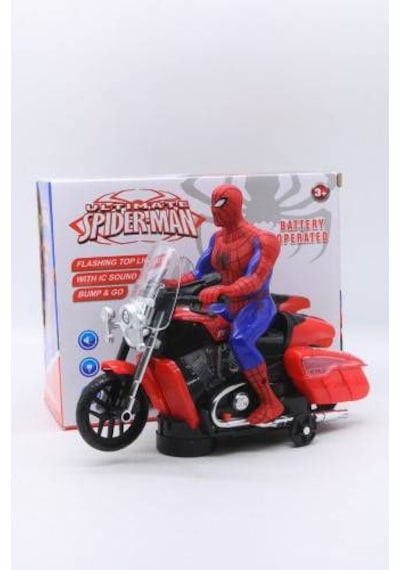 Oyuncak Spiderman Figür ve Motoru Oyuncak Spiderman Motoru
