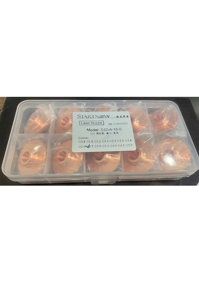 Lazer Kesim Nozulu 2,50mm Single D32mm 10 Lu