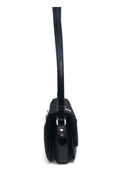 Çapraz Çanta Kadın Silver Polo 784-46060 Sılver Polo Çapraz Bayan Çantası M158 Siyah-rugan Siyah Siyah