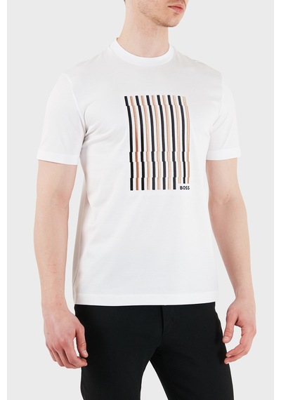 Boss Erkek T Shirt 50560466 100 Beyaz