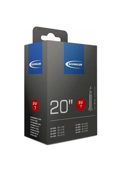 Schwalbe 20x1.50-2.35 Sv7 40mm İnce Sibop İç Lastik