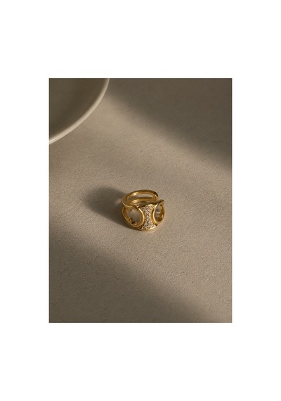 Démila Premium Orion Gold Earcuff Altın Altın