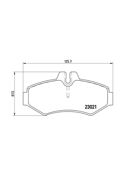 Brembo P50020 Fren Balatası Arka Mercedes W463 B901 B904 . Vw Lt 28-35-46 A0004209720-2d0698451b 1 Takım -ıdır