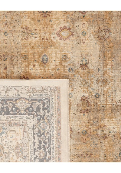 Madame Coco Chambery Halı - Bej - 200x300 Cm Ekru