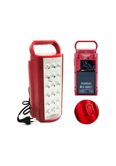 24 Büyük Ledli 80 Saat Yanan Powerbank Özellikli Akülü Led Işıldak Pop Diğer