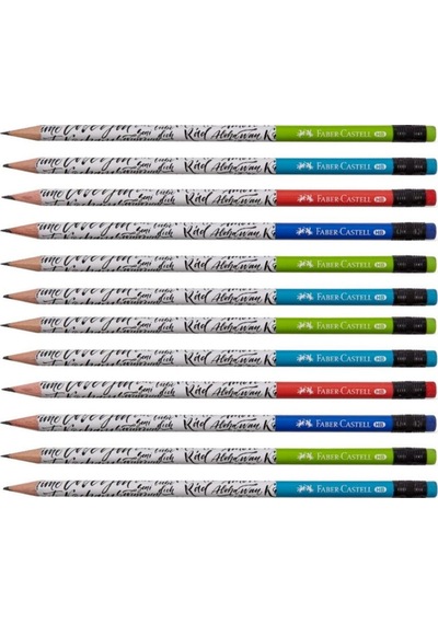 Caligraphy Silgili Yuvarlak Kurşun Kalem 12 Li Paket 5244119603 Nocolor-7a717a0a