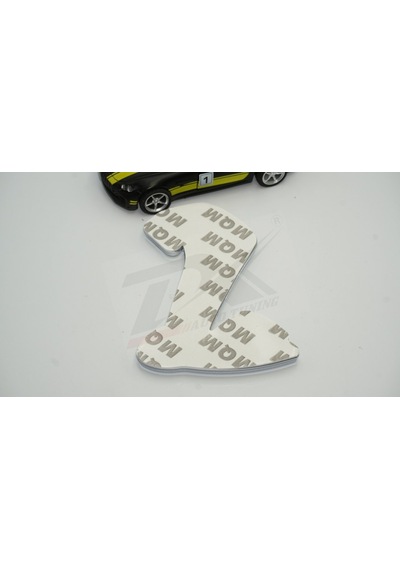 Ford Mustang Shelby Kobra Yeni Nesil Bagaj 3M 3D Krom Metal Logo
