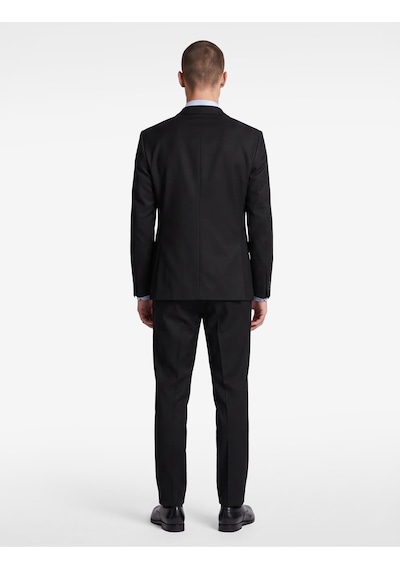 Koton Viskon Cepli Slim Fit Pileli Kumaş Pantolon Siyah 7wam40011hw