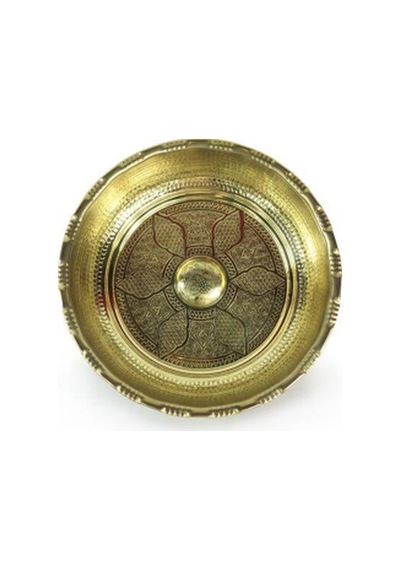 Sarı Bakır Hamam Tası Gold
