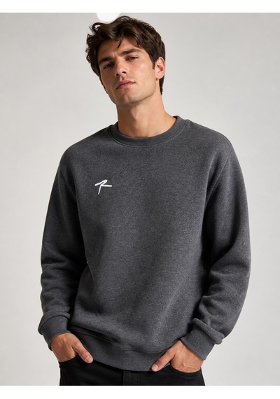 Raru Antrasit Erkek Spor Sweatshirt - Frux