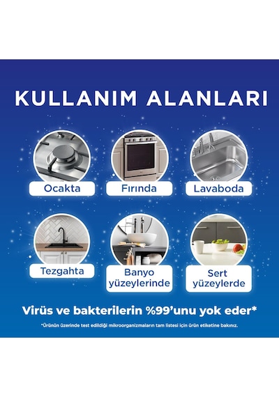 Lysol Çok Amaçlı Dezenfektan Yüzey Temizleyici Köpük Sprey 750 ml