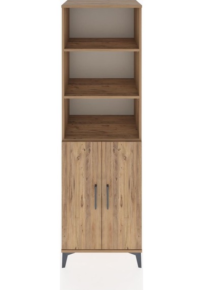 Hyperion Dolap 4 Raflı 2 Kapaklı 60x44x195 Çam-çam Çam