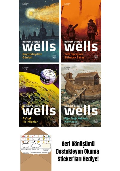 H. G. Wells 4 Kitap Seti