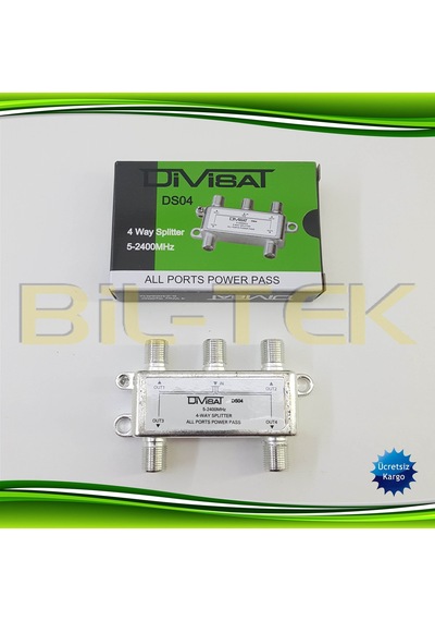 Divisat 1 Giriş 4 Çıkış 1/4 Splitter 5-2400