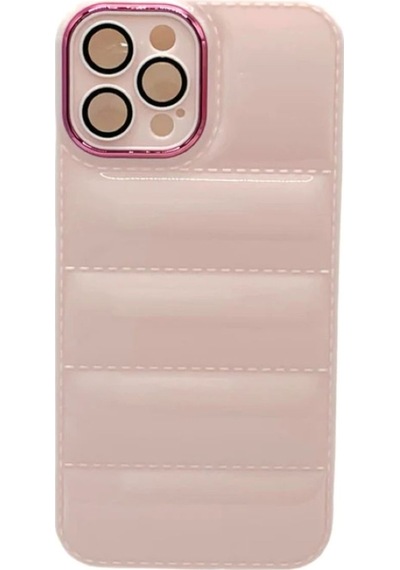 Pointtech Apple Uyumlu iPhone 11 Pro Puffer Silikon Kılıf Kamera Koruma Lens Korumalı Parlak Telefon Kılıfı