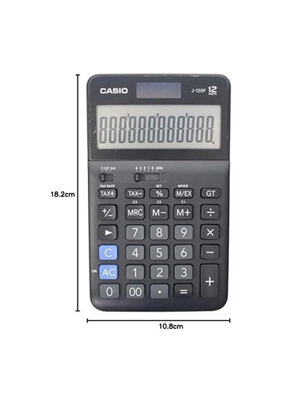 Casio J-120f 12 Hane Masa Üstü Hesap Makinesi Genel