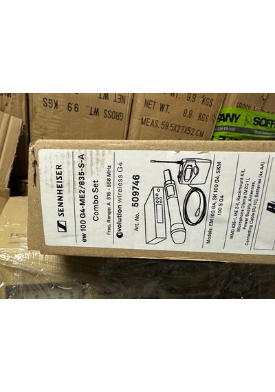 Sennheiser Ew 100 G4-me2-835-s Combo Set Kablosuz El Yaka Mikrofonu