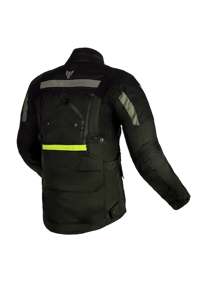 Vexo Adventure H20 Siyah-neon Sarı 4 Mevsim Motosiklet Montu