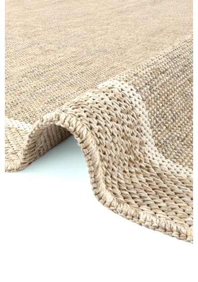 Dekorenti Siena 3703 Bej Sisal Halı Çerçeveli Mutfak Ve Koridor Halısı