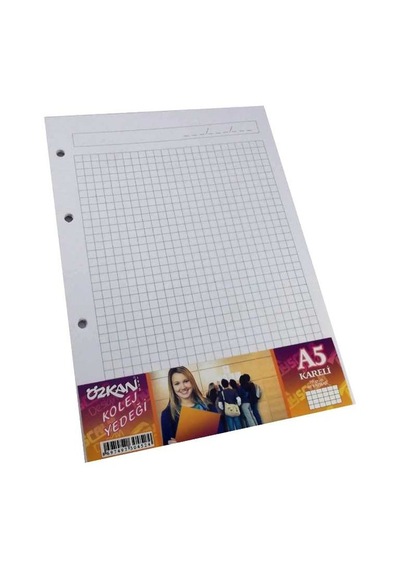 Kolej Yedeği 70 Gr Kareli A5 Fotokopi Kağıdı 40 Yap.özkan 1 Paket
