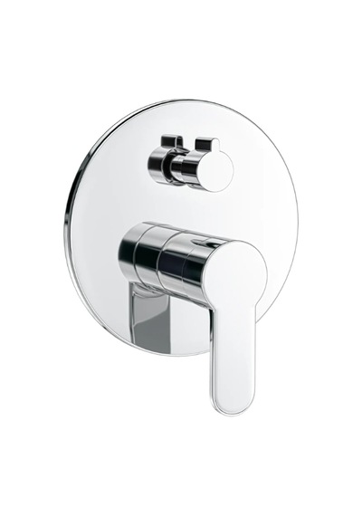 Valtemo Round Chrome Ankastre Duş Bataryası Krom