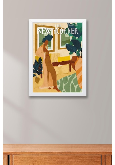 The New Yorker Çerçeveli Tablo March 29 2021