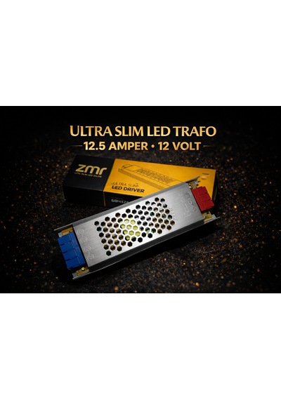 Ultra Slim Led Trafo 12.5amper,12 Volt 12,5 A