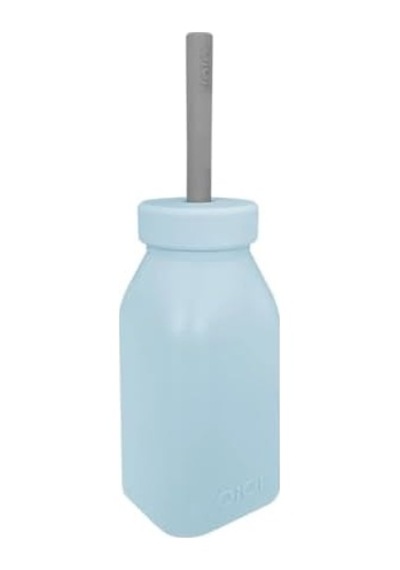 Hüp + Up -şişe + Pipet - Mineral Blue/powder Grey Açık