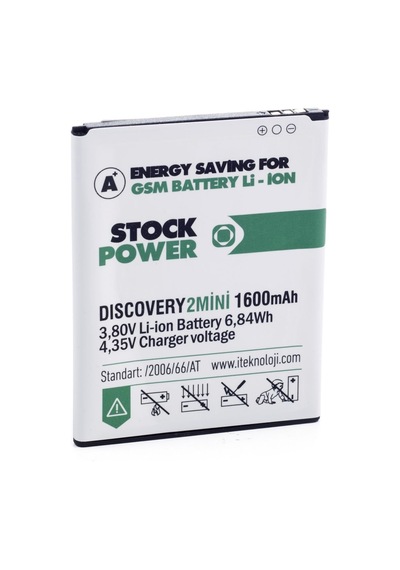 General Mobile Discovery 2 Mini1600 Mah Stock Power Batarya