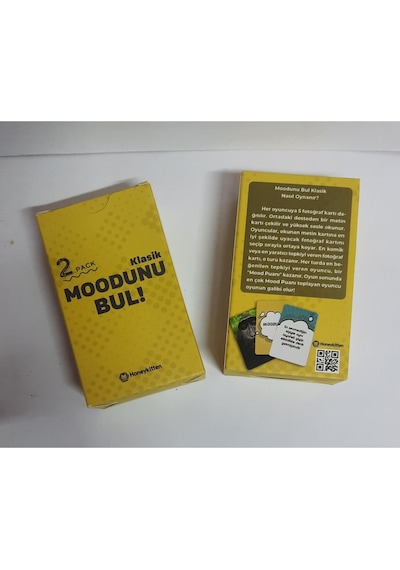 Modunu Bul Klasik2 , 80 Kartli Eğlenceli Genç Yetişkin Arkadaş Yılbaşı Oyun Kartları