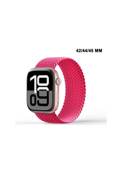 Apple Watch Uyumlu 1/2/3/4/5/6/se/7/8/9seri 42/44/45/49mm Solo Loop Kordon Kayış Silikon Lbeden Mt94