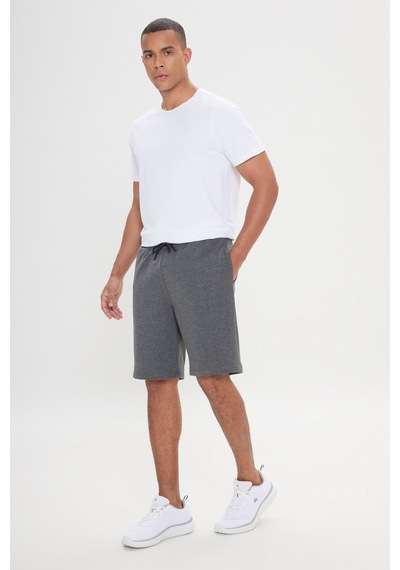 AC&Co / Altınyıldız Classics Erkek Antrasıt Melanj Standart Fit Günlük Rahat Spor Örme Şort Antrasit Melanj AC&Co / Altınyıldız Classics Erkek Antrasıt Melanj Standart Fit Günlük Rahat Spor Örme Şort Antrasit Melanj
