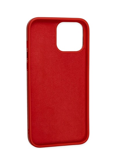 Newface - 388 - Apple iPhone Uyumlu 13 Pro Kılıf Asya Deri Silikon - Aconcept - - Kırmızı