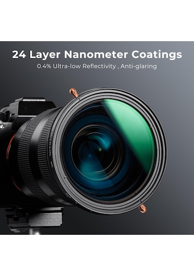 K&f Concept 72mm 2 İn 1 Cpl - Nd2-nd32 1-5 Stop Variable / Nano-d Serisi