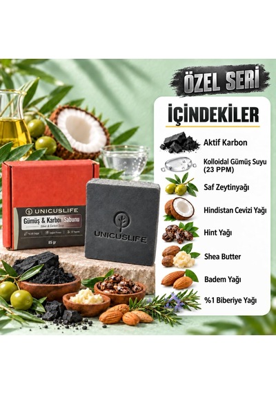 Gümüş & Karbon Sabunu Özel Seri