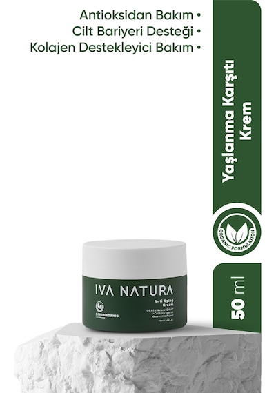 Iva Natura Onarıcı Gece Kremi Ölmez Çiçek Özlü 50 ML