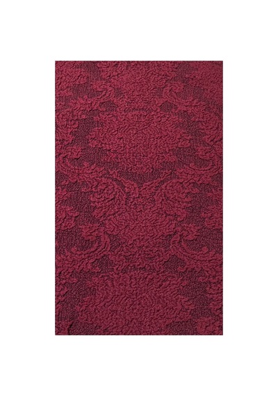 Jakarlı Şal Desen Koltuk, Kanepe, Çekyat Örtüsü, Likralı, Etekli, Koltuk Kılıfı 3+3+1+1 Takım Bordo - 797175283 Bordo