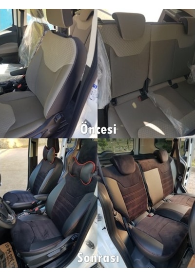 Ford Tourneo Courier Araca Özel Oto Koltuk Kılıfı (497649794)