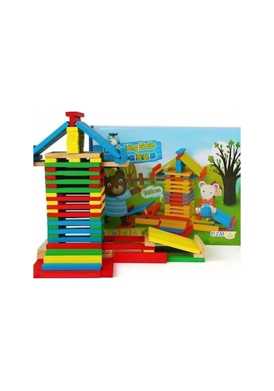 120 Parça Ahşap Eğitici Oyun