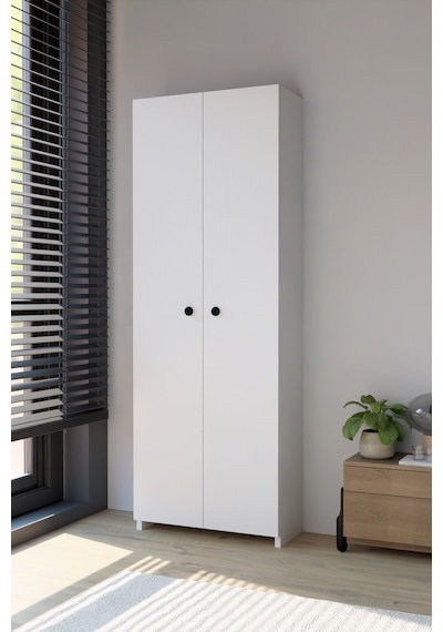 Alpaevmobilya 150 Cm 2 Kapaklı 5 Raflı Geniş Çok Amaçlı Yatak Odası Kıyafet Dolabı Düzenleyici Ve Organizer Beyaz Alpaevmobilya 150 Cm 2 Kapaklı 5 Raflı Geniş Çok Amaçlı Yatak Odası Kıyafet Dolabı Düzenleyici Ve Organizer Beyaz
