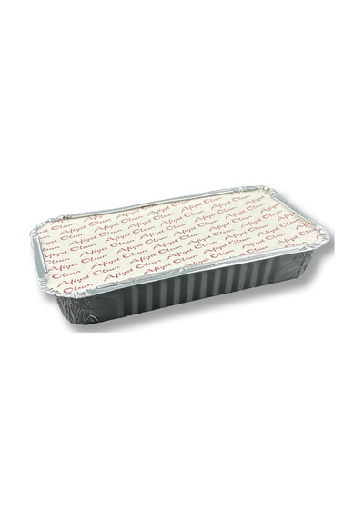 Alüminyum Kapaklı Kap Tabak Kase Yemek Ve Salata 750gr 500 Adet