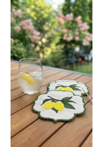 Limonea Embroidered Kokteyl Peçetesi